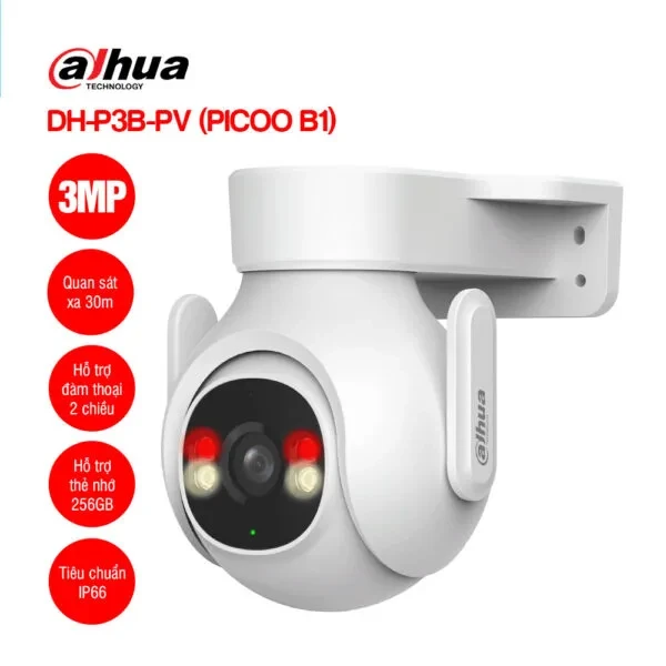 Caméra Wi-Fi Dahua Picoo B1 3MP — caméra Wi-Fi Dahua