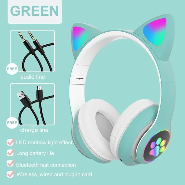 Casque sans fil Kakusiga Bleu Ciel — casque sans fil