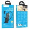Hoco HB25 Easy Mix (Type-C) 4-in-1 High Speed Converter Black