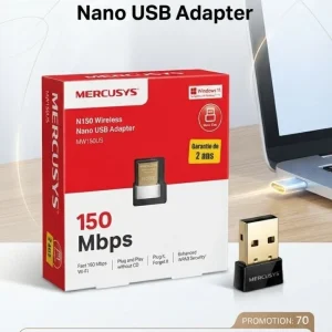 Mercusys MW150US N150 Wireless Nano USB Adapter 150Mbps